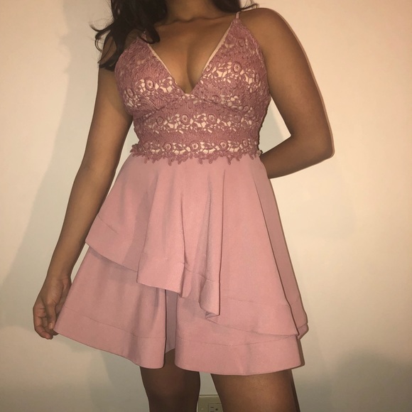 a'gaci Dresses & Skirts - A’gaci dusty rose fit and flare dress a'gaci Dresses & Skirts - A’gaci dusty rose fit and flare dress